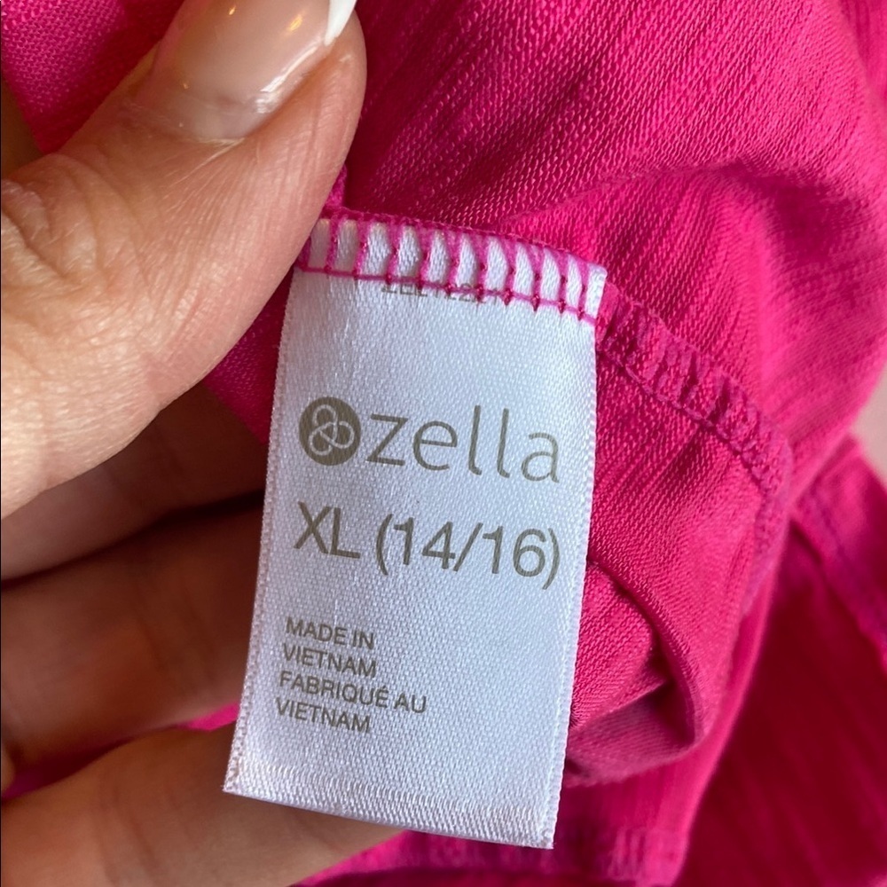 Zella Hot Pink Short Sleeve Tee - Picture 9 of 10